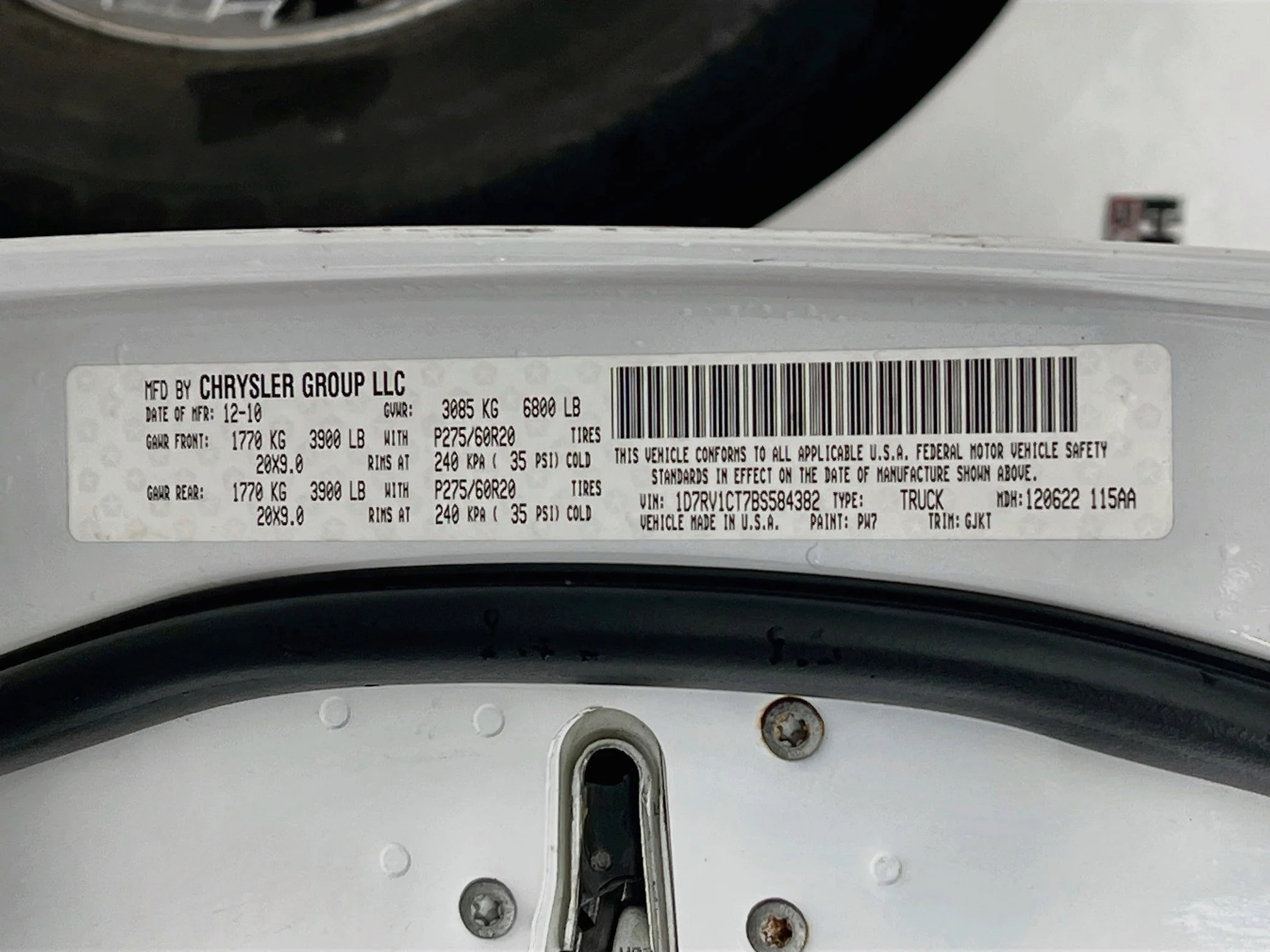 Used 2011 Bright White Ram LARAMIE LONGHORN image 12
