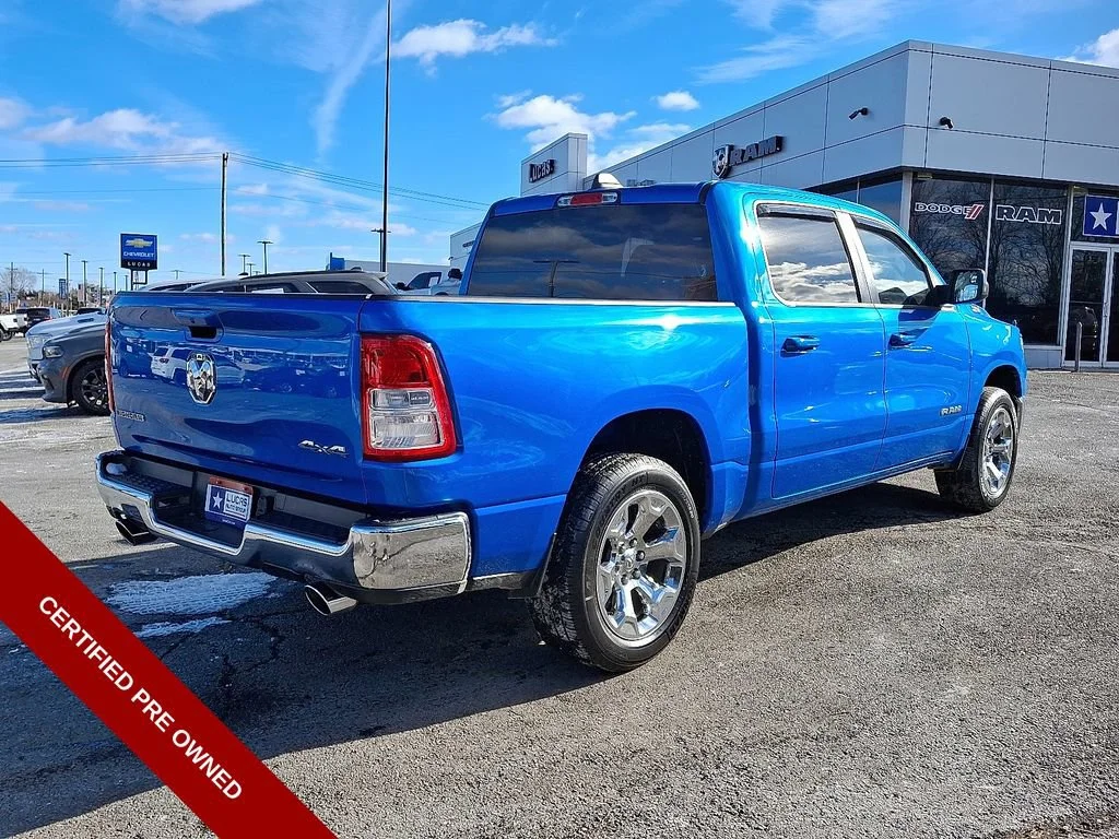 Used 2022 Hydro Blue Pearlcoat Ram Big Horn image 11