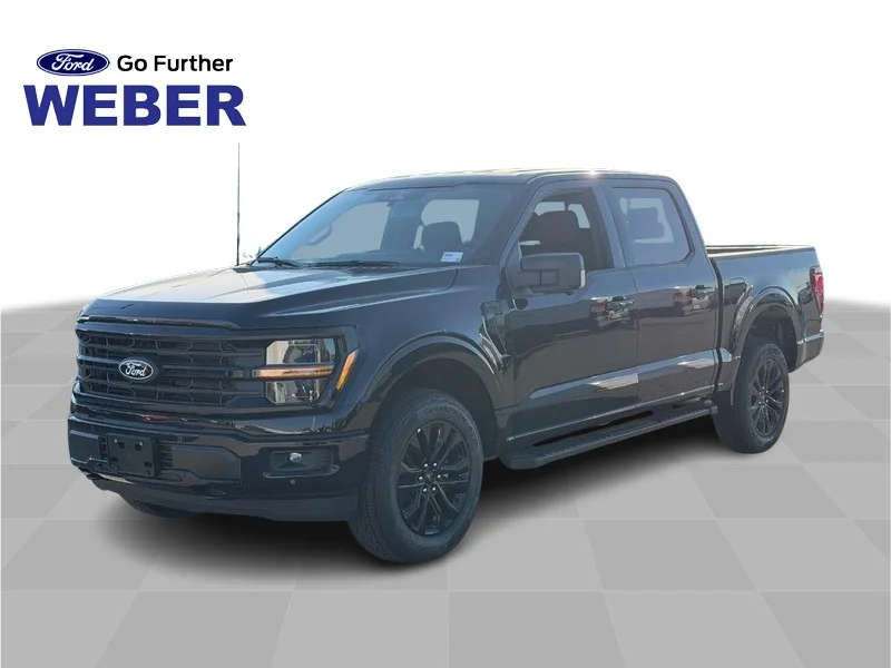 New 2026 Agate Black Metallic Ford XLT 4WD SuperCrew 5.5