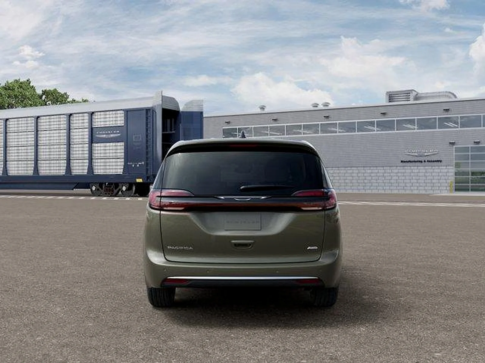 New 2027 Olive Green Pearl-Coat Exterior Paint Chrysler Select AWD image 7