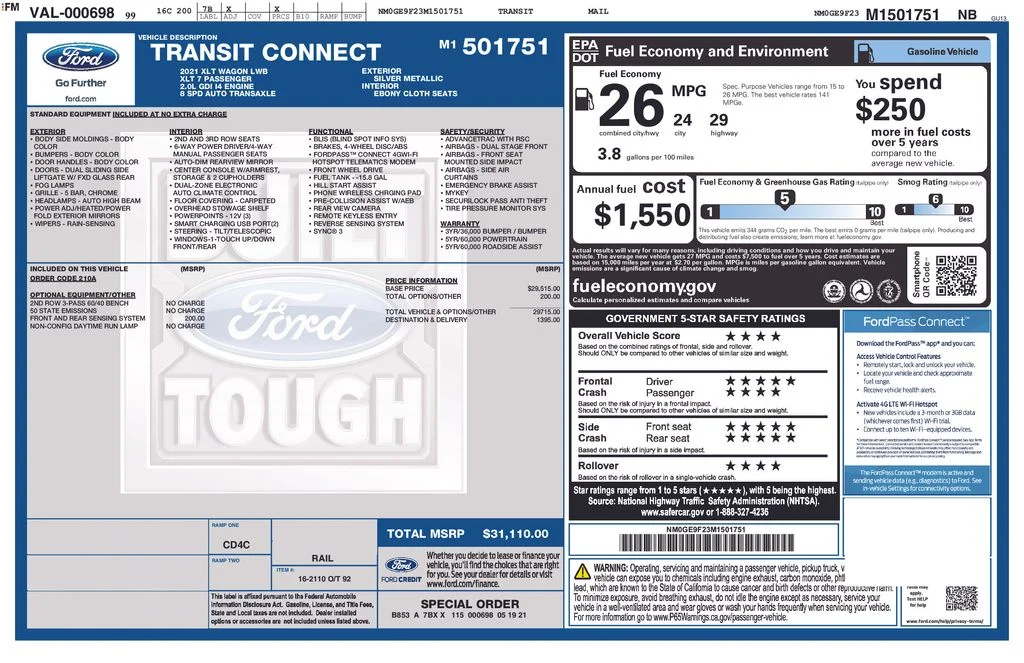 Used 2021 Silver Ford XLT image 16