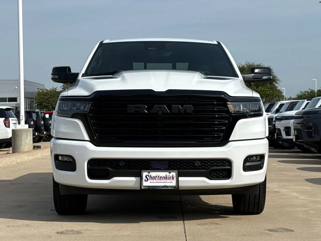New 2026 Bright White Clear-Coat Exterior Paint RAM Laramie image 2
