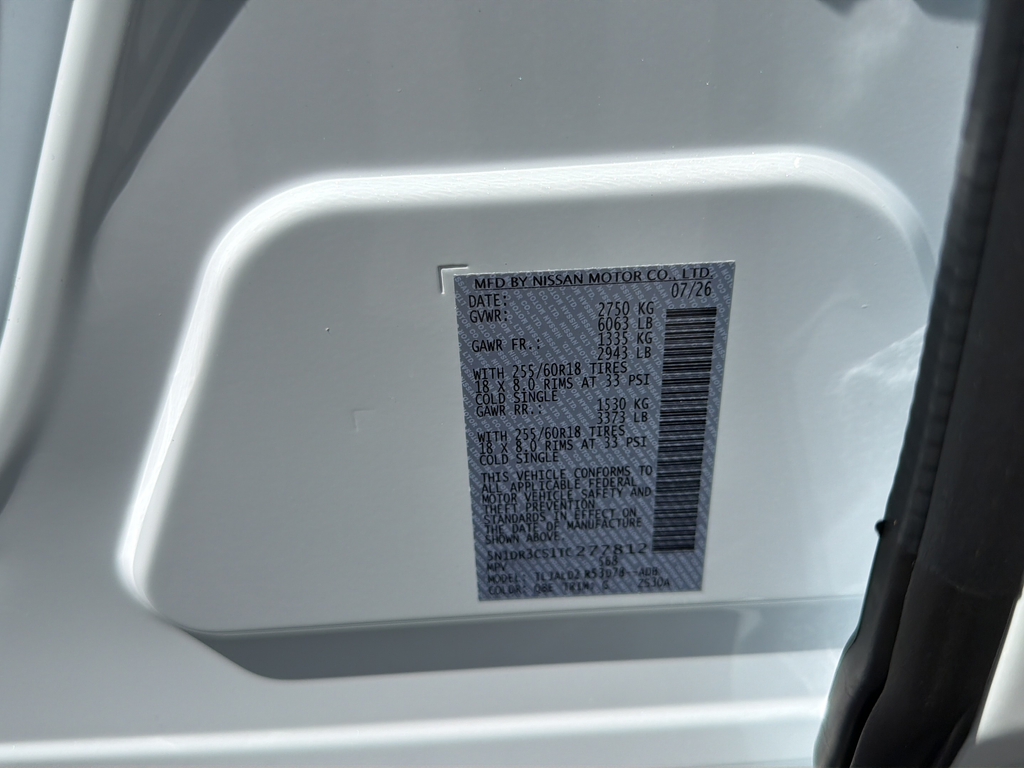 New 2026 White Nissan SL image 52