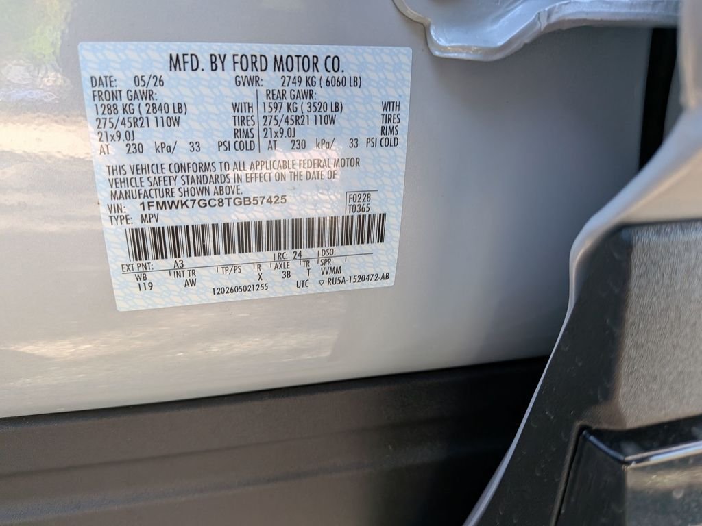 New 2026 Space White Metallic Ford ST image 33