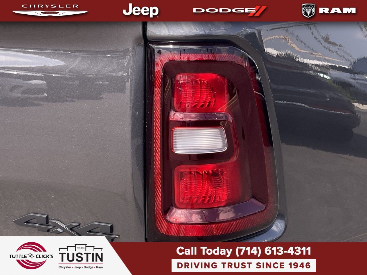 New 2026 Granite Crystal Metallic Clear-Coat Exterior Paint RAM Laramie image 15