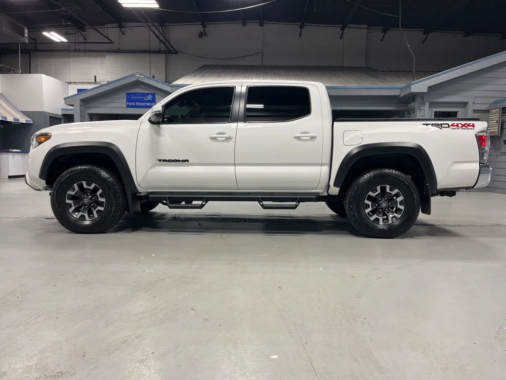 Used 2021 Super White Toyota TRD Off-Road image 4