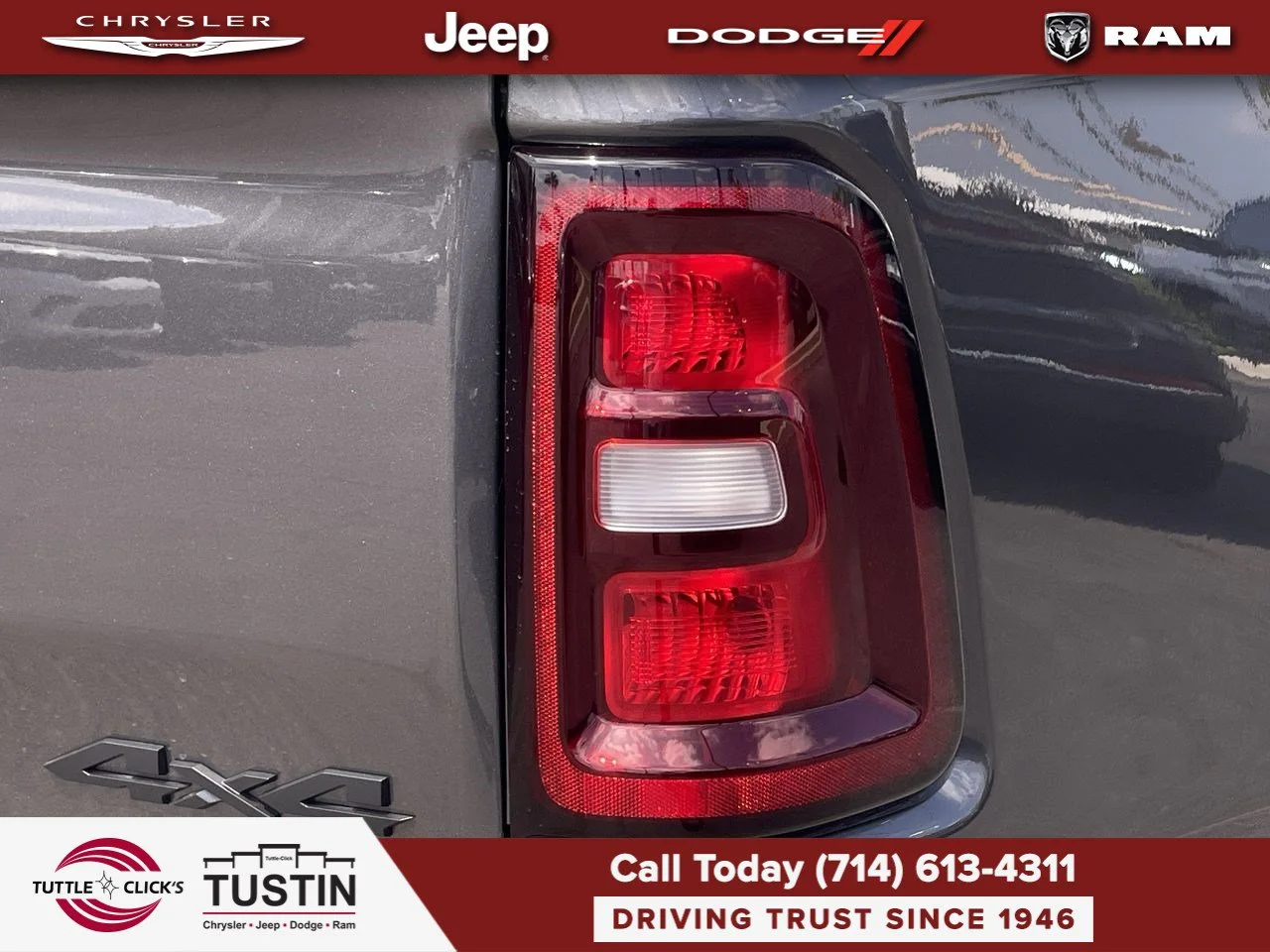 New 2026 Granite Crystal Metallic Clear-Coat Exterior Paint RAM Laramie image 15