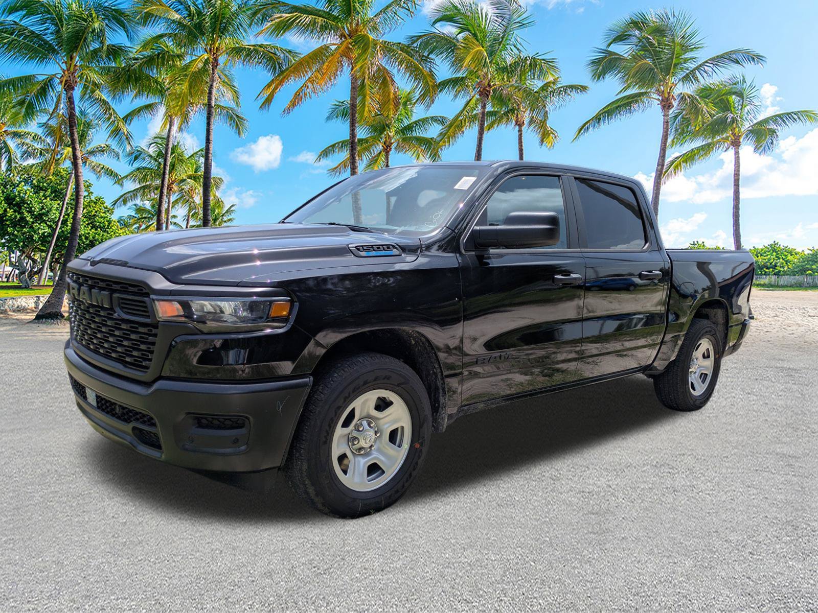 New 2026 Diamond Black Crystal Pearl-Coat Exterior Paint RAM Tradesman image 8
