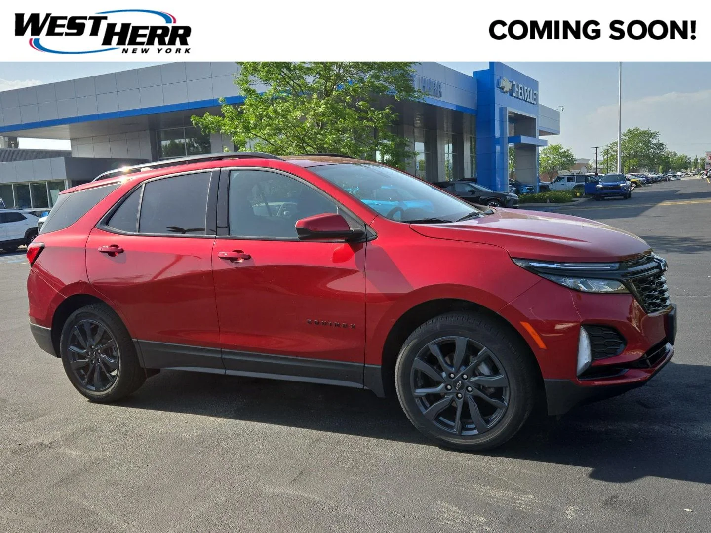 Used 2024 Radiant Red Tintcoat Chevrolet RS image 1