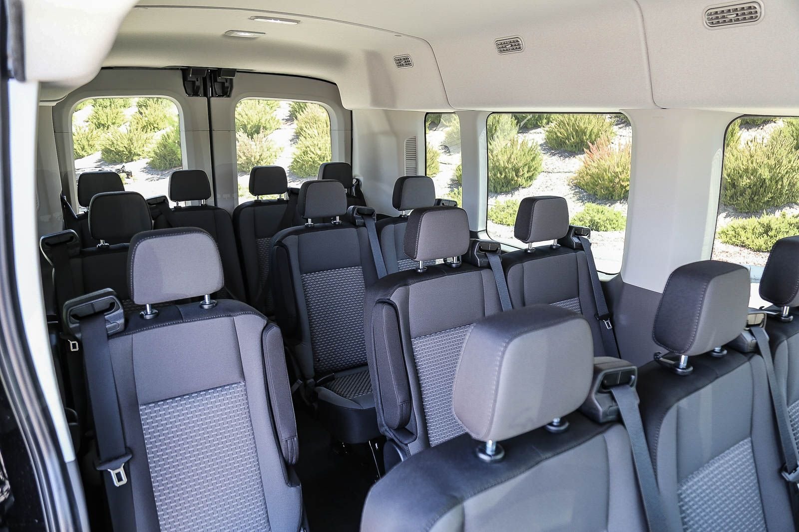 New 2026 Agate Black Metallic Ford Passenger Van XLT image 10