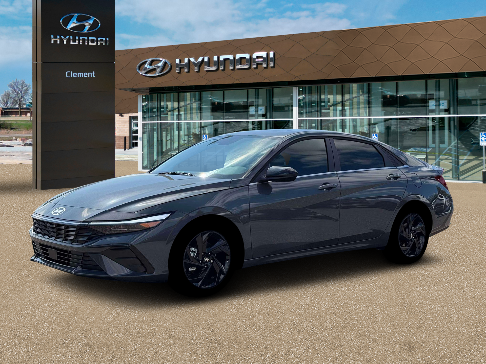 New 2026 Gray Hyundai SEL Sport image 2