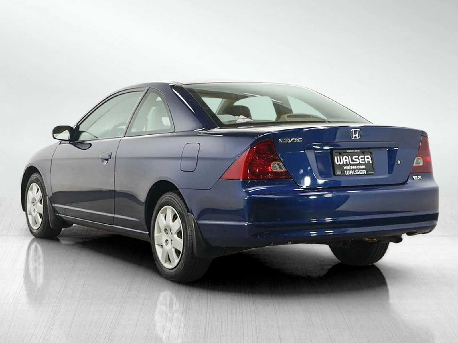 Used 2001 Blue Honda 2D COUPE EX image 3