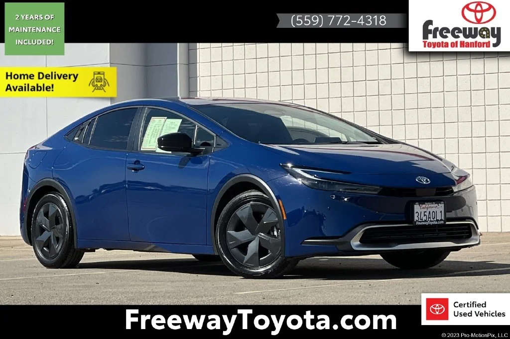 Certified Used 2026 Blue Toyota SE image 1