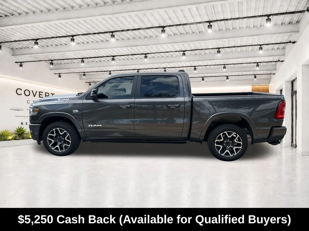 New 2026 Granite Crystal Metallic Clear-Coat Exterior Paint RAM Laramie image 6