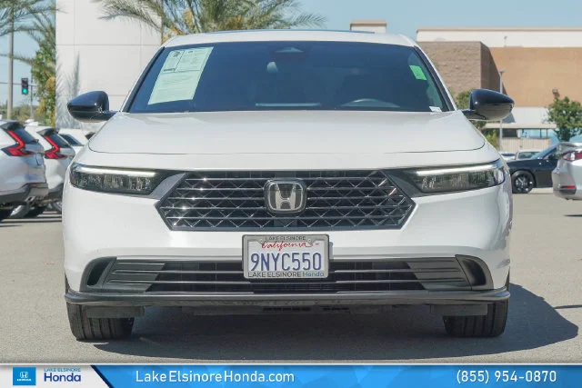 Used 2024 Platinum White Pearl Honda Sport image 3