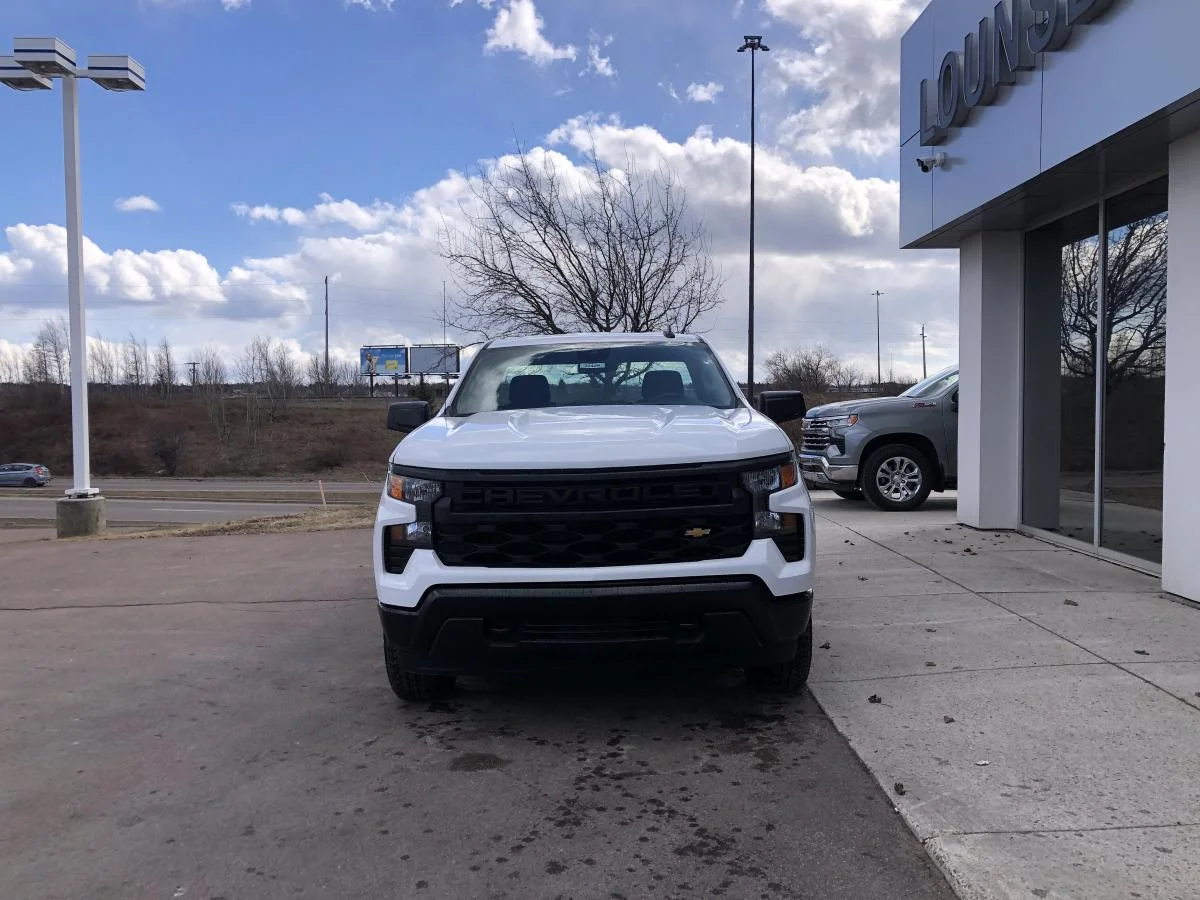 New 2026 White Chevrolet 4WD Reg Cab 140" Work Truck image 3