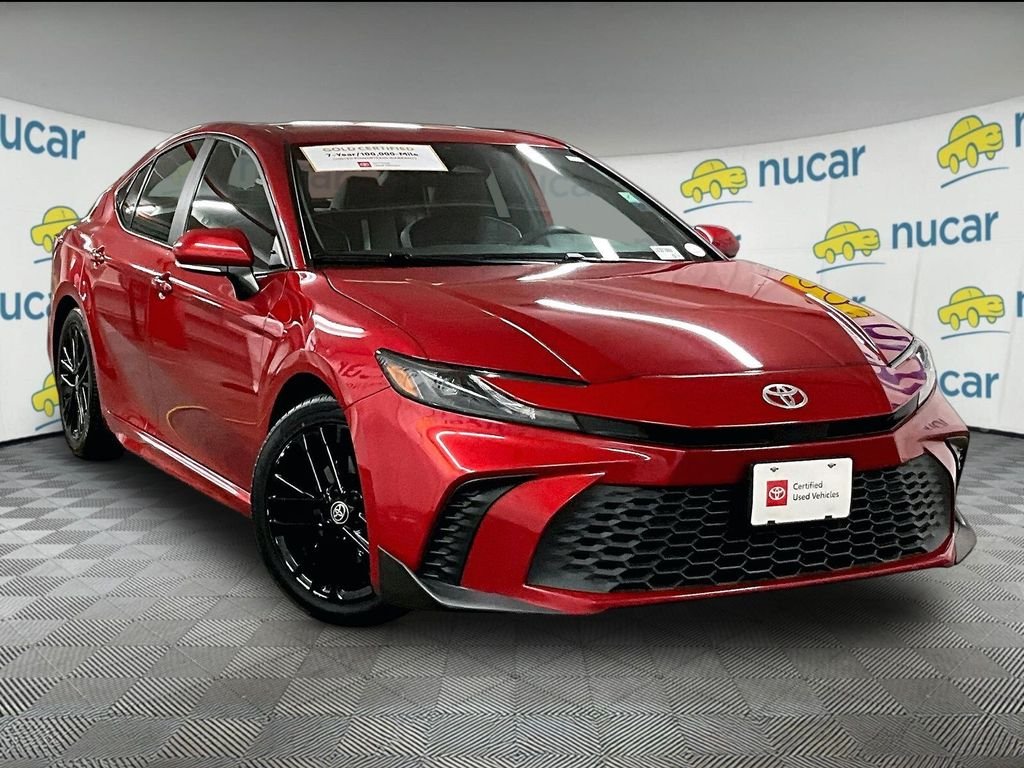 Used 2025 Red Toyota SE image 1