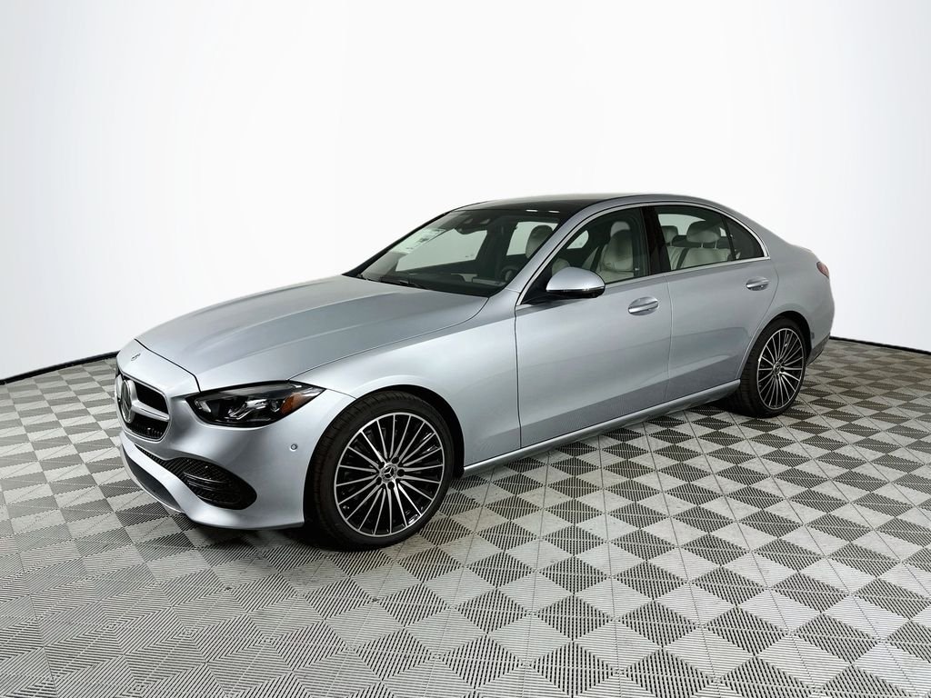 New 2026 Cirrus Silver Metallic Mercedes-Benz C 300 image 3