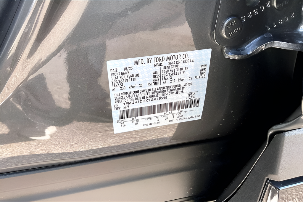 New 2026 Carbonized Gray Metallic Ford Active image 23