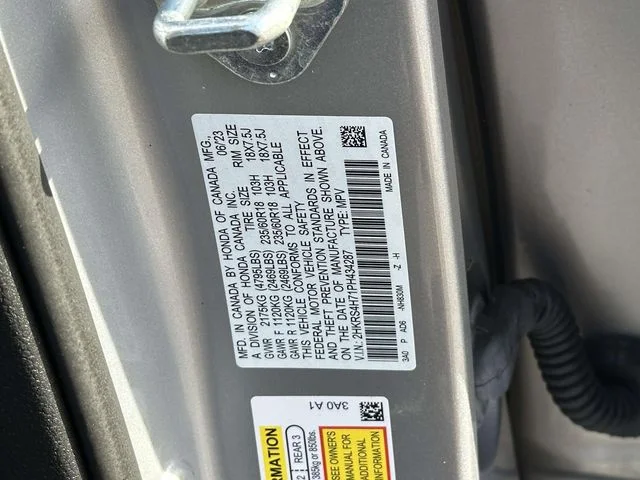 Certified Used 2023 Lunar Silver Metallic Honda 1.5T AWD EX-L BD image 19