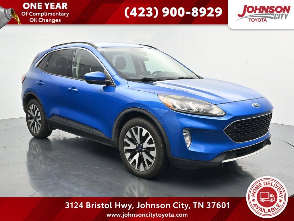 Used 2020 Blue Ford SEL image 1
