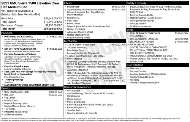 Used 2021 Silver GMC Elevation image 2