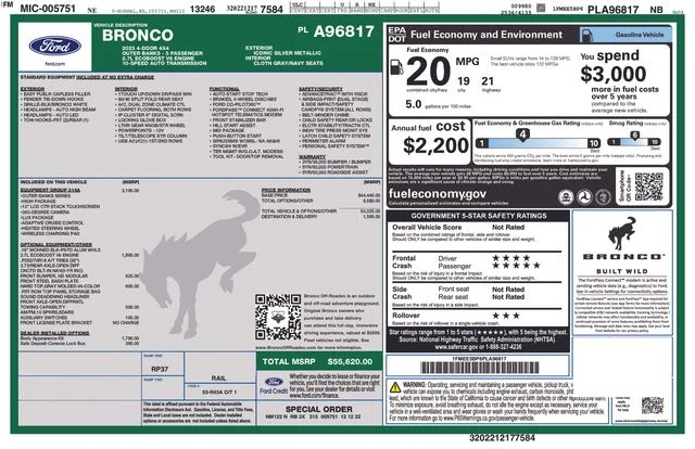 Certified Used 2023 Iconic Silver Metallic Ford Outer Banks image 43
