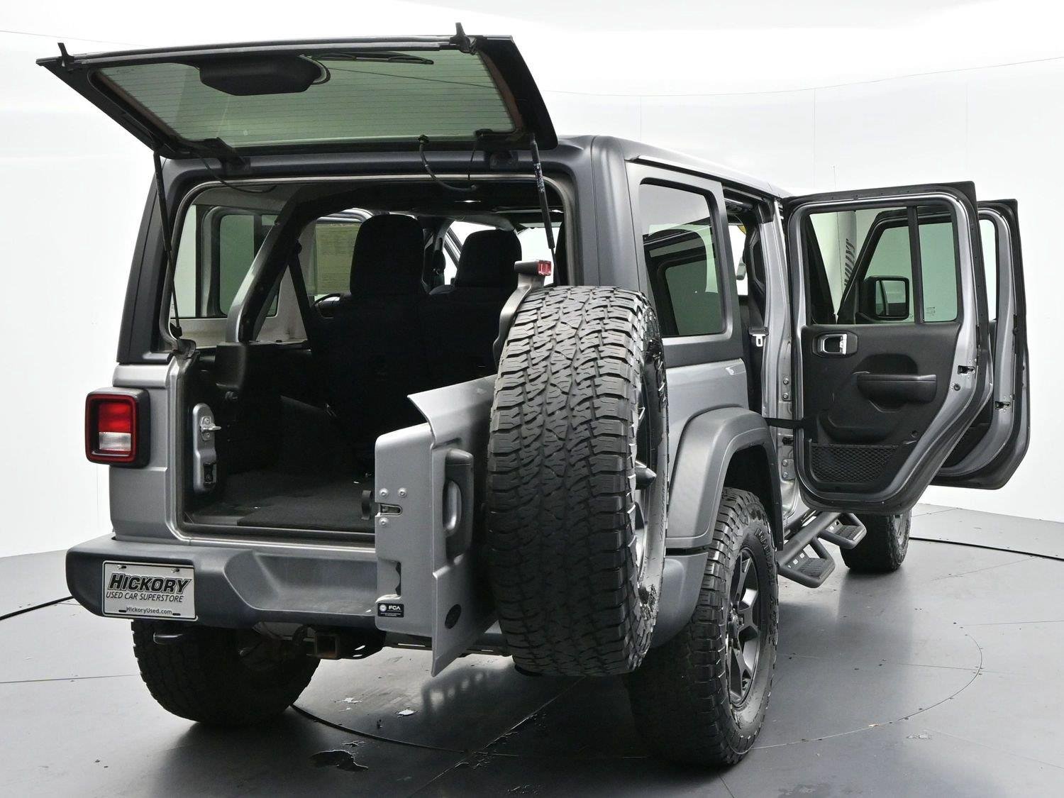 Used 2021 Billet Silver Metallic Clearcoat Jeep Unlimited Willys image 41