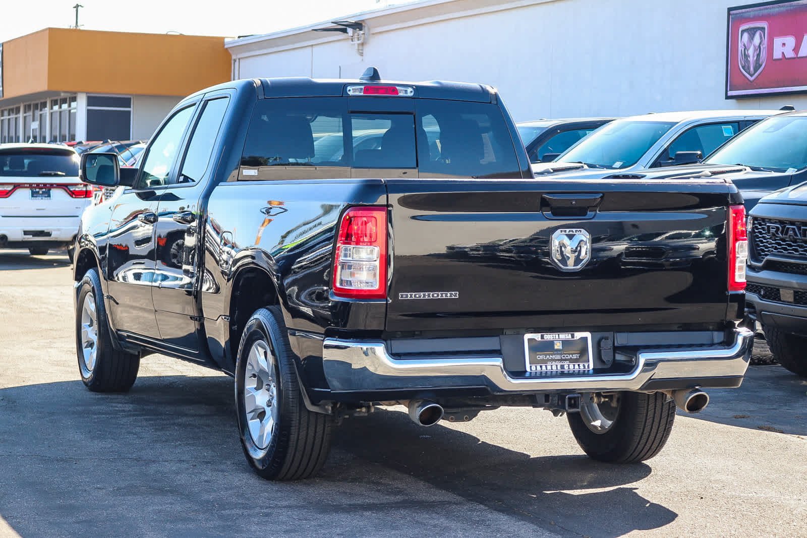 Used 2022 Diamond Black Crystal Pearlcoat Ram Big Horn image 7