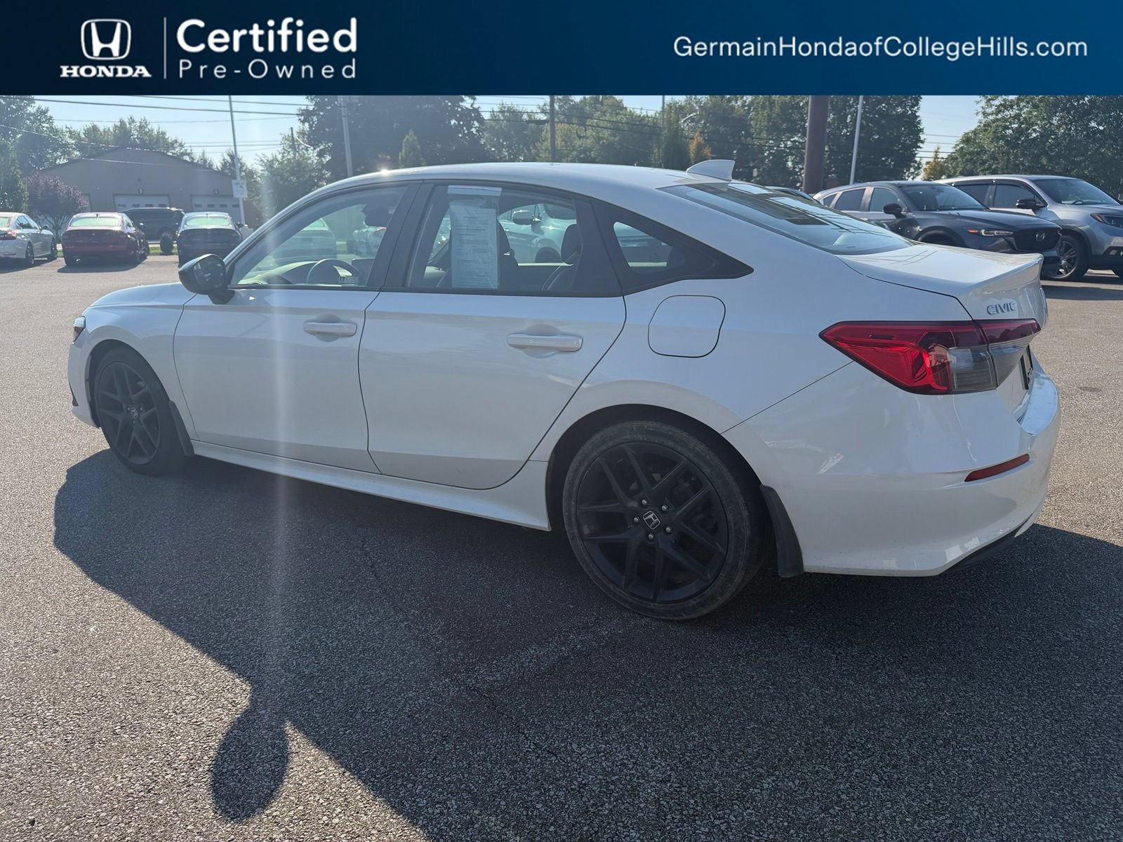 Certified Used 2024 Platinum White Pearl Honda 2.0L 4D SPORT image 34