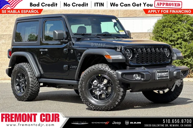 New 2026 Jeep Wrangler Willys 2D Sport Utility in Newark #TW193044