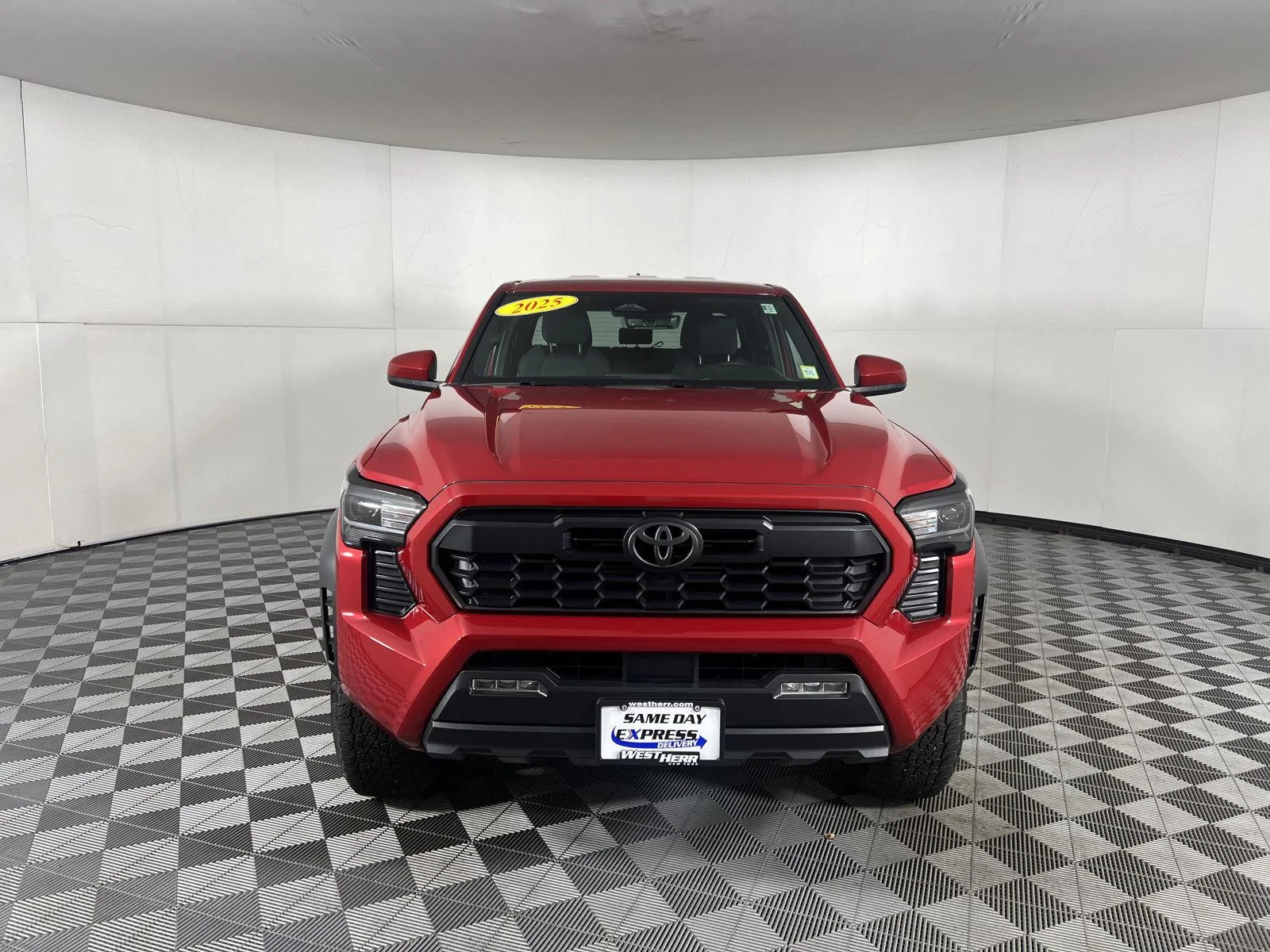 Used 2025 Supersonic Red Toyota TRD Off-Road image 3