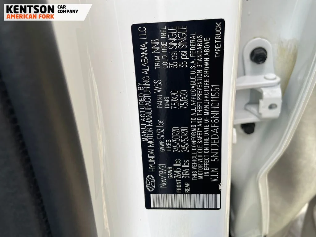Used 2022 White Hyundai Limited image 48
