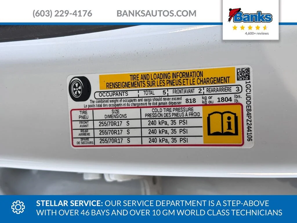 Certified Used 2023 Summit White Chevrolet LT image 9