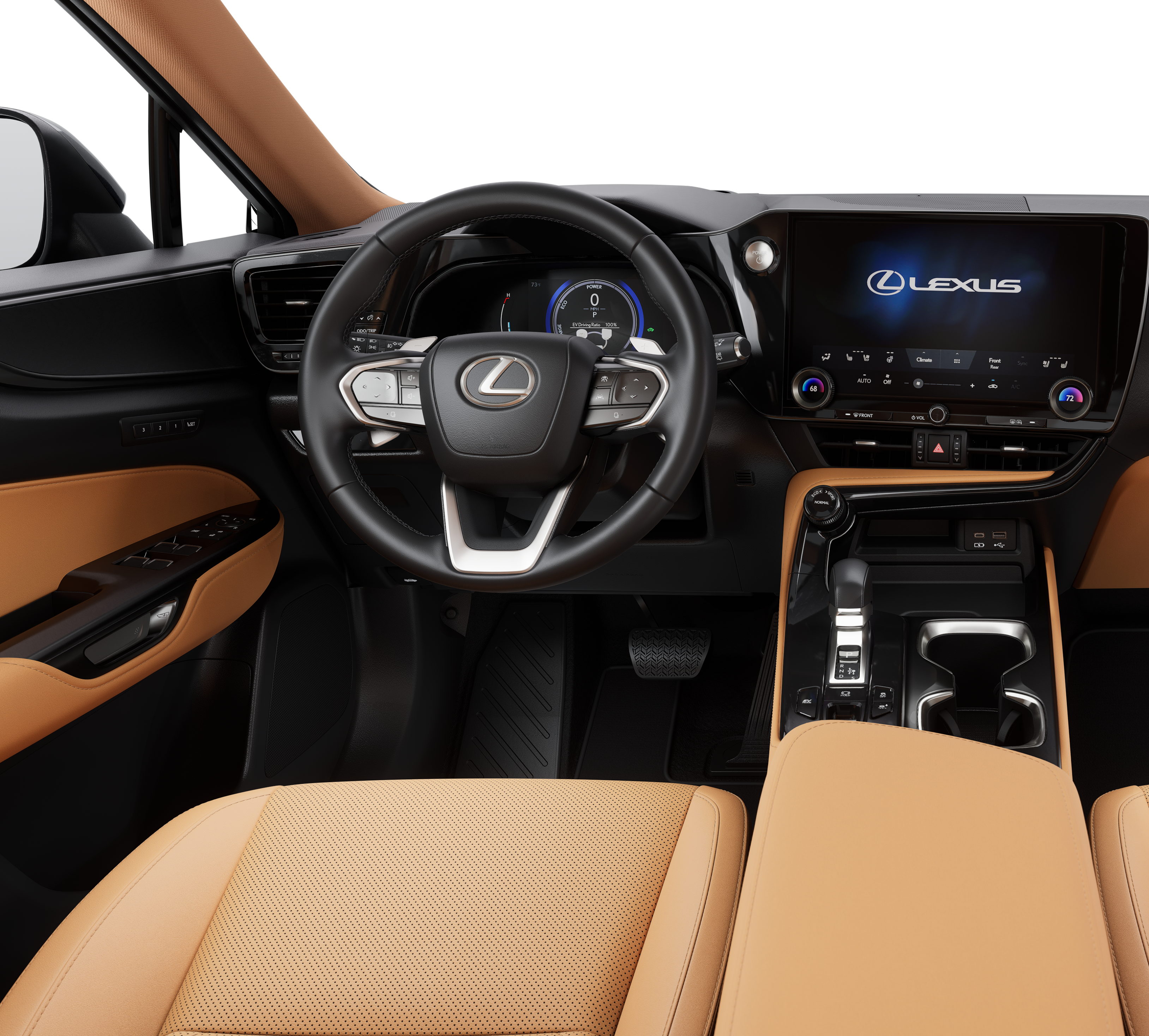 New 2026 Ultra White Lexus NX 350h LUXURY AWD image 6