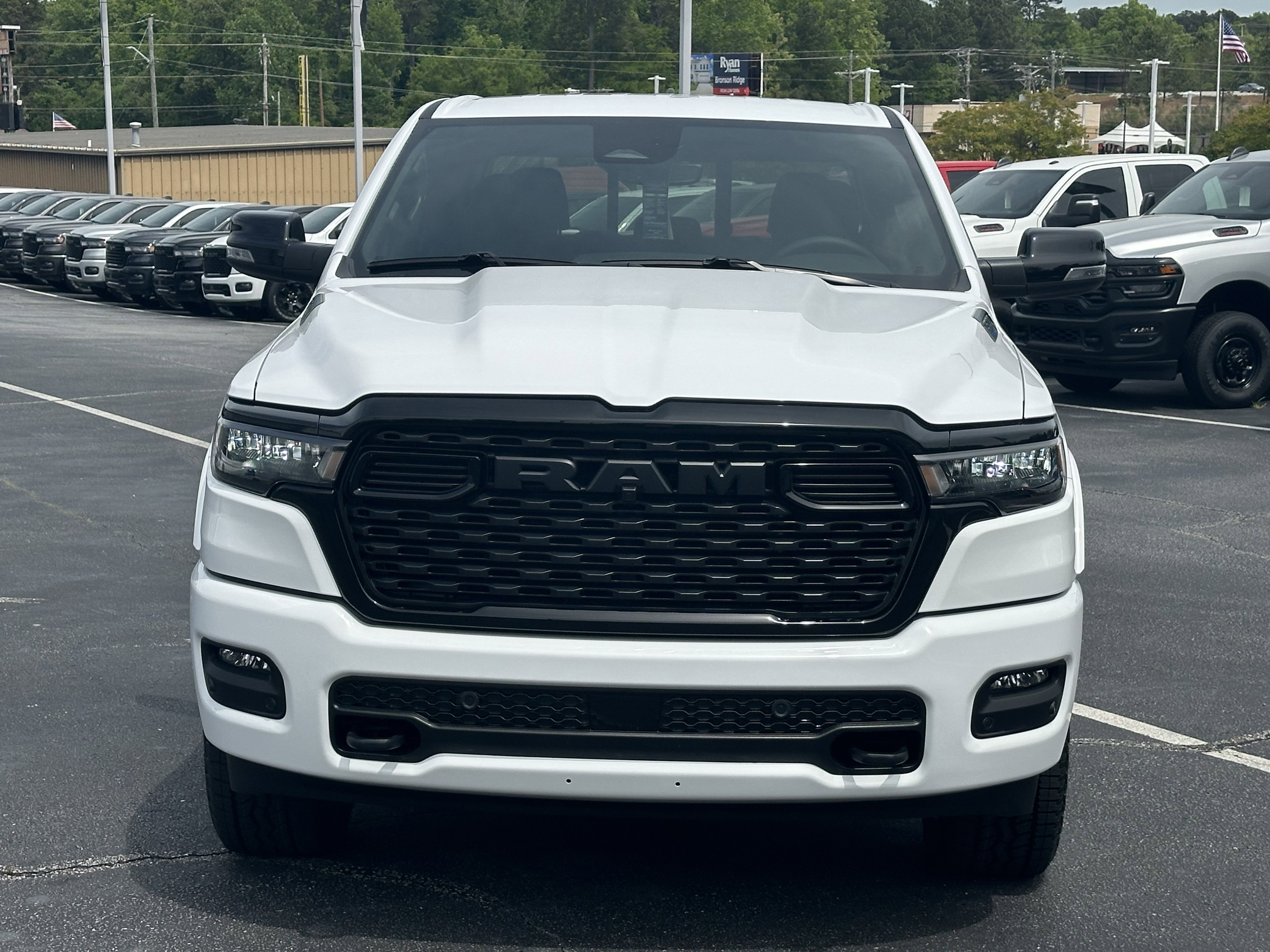 New 2026 Bright White Clear-Coat Exterior Paint RAM Big Horn image 3