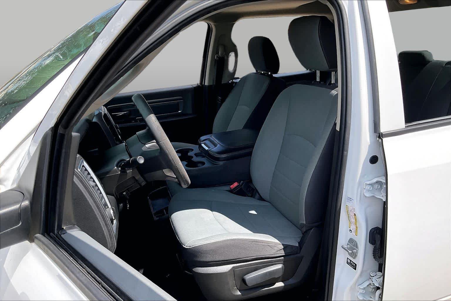 Used 2022 Bright White Clearcoat Ram SLT image 7