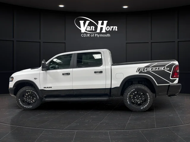 New 2026 Bright White Clear-Coat Exterior Paint RAM Rebel image 4