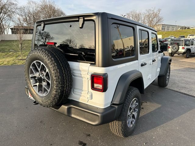 New 2026 Bright White Clear-Coat Exterior Paint Jeep Sport S image 6