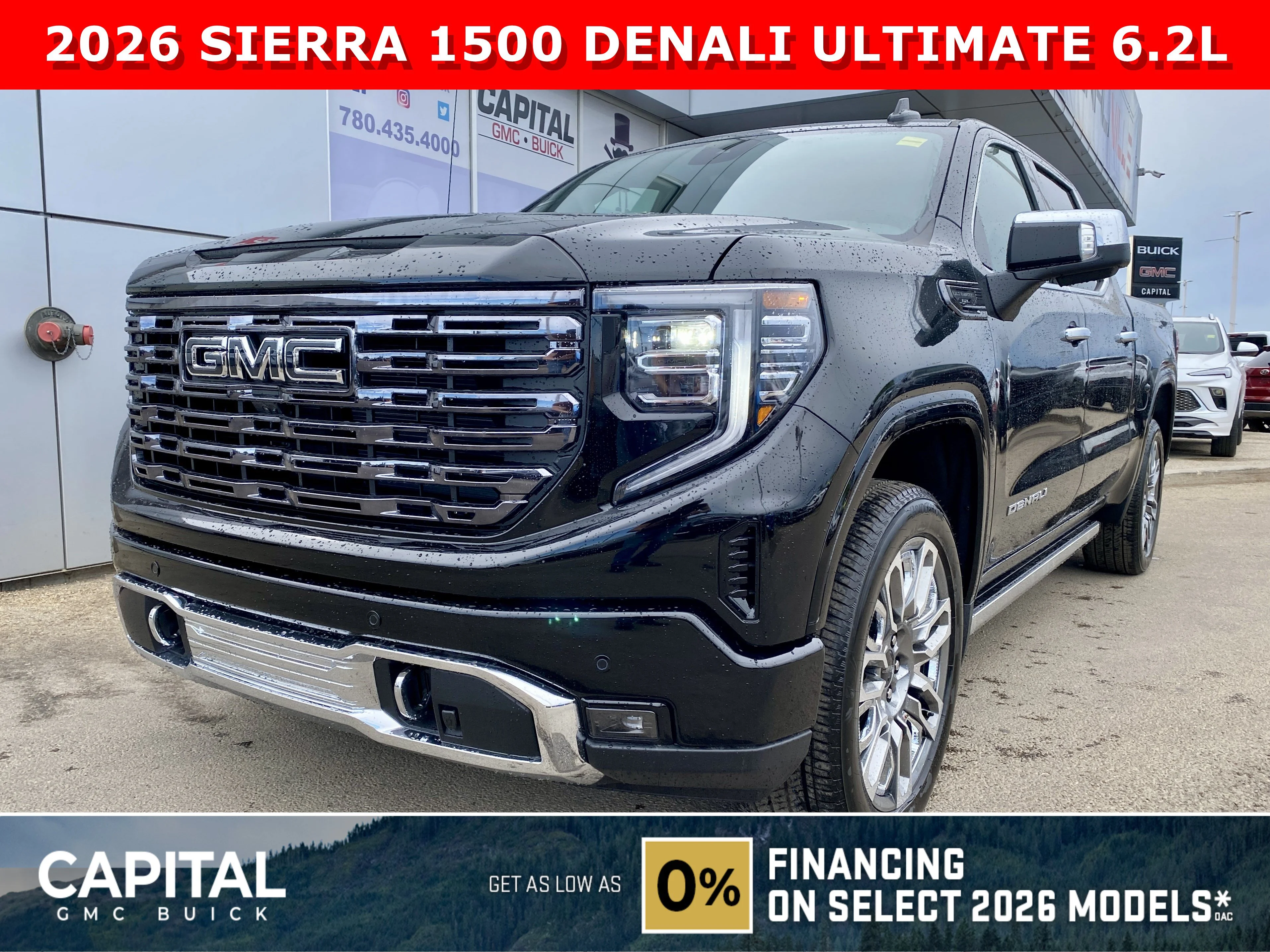 New 2026 ONYX BLACK GMC Denali Ultimate image 1