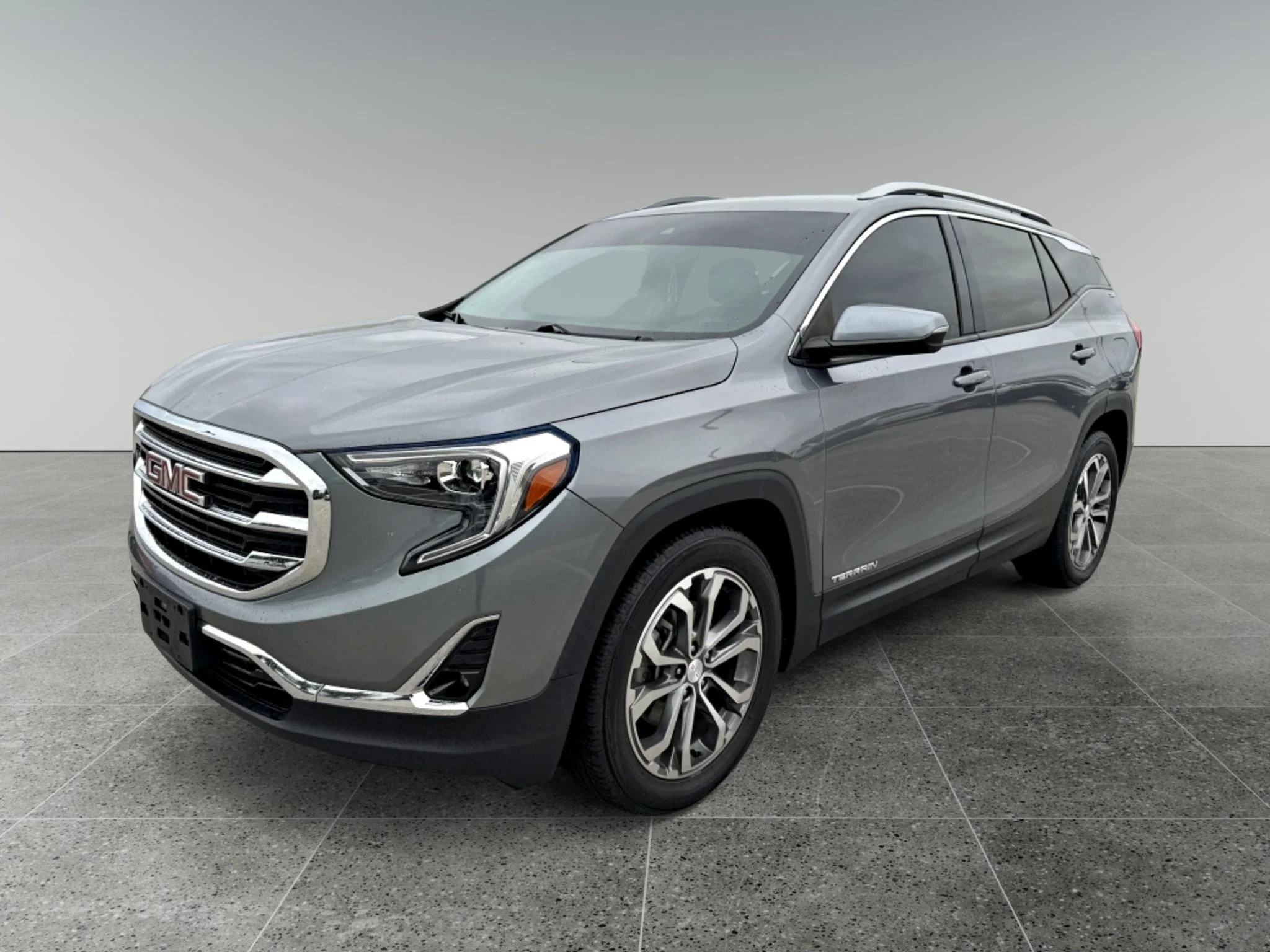 Used 2020 Satin Steel Metallic GMC SLT image 1