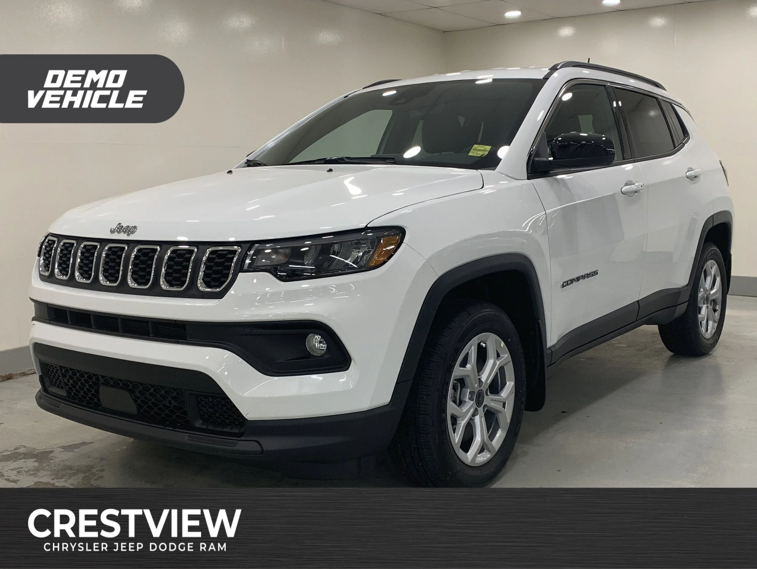 New 2026 Bright White Jeep North image 1
