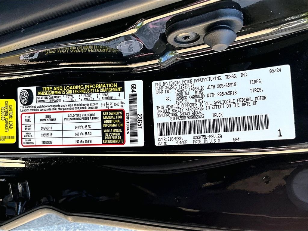Used 2024 Black Toyota TRD Pro image 37