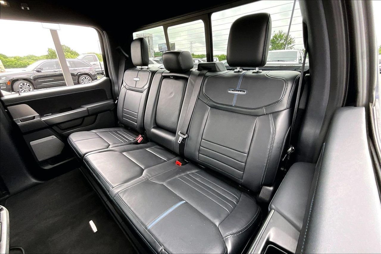 Used 2024 Antimatter Blue Metallic Ford Platinum image 25