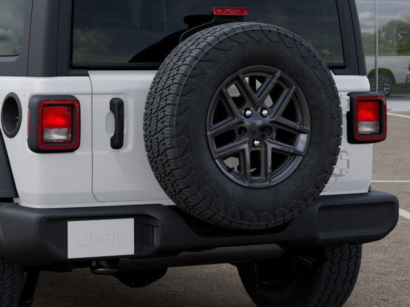 New 2026 Bright White Clear-Coat Exterior Paint Jeep Sport S image 39