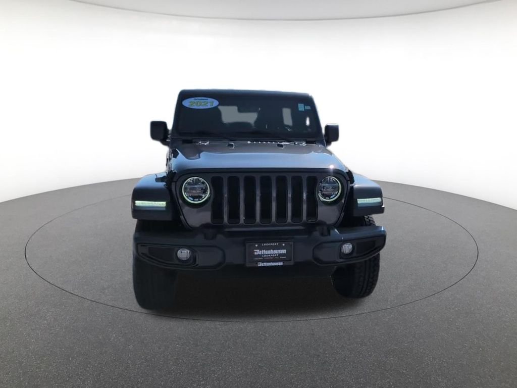Certified Used 2021 Gray Jeep Unlimited Sahara Altitude image 2