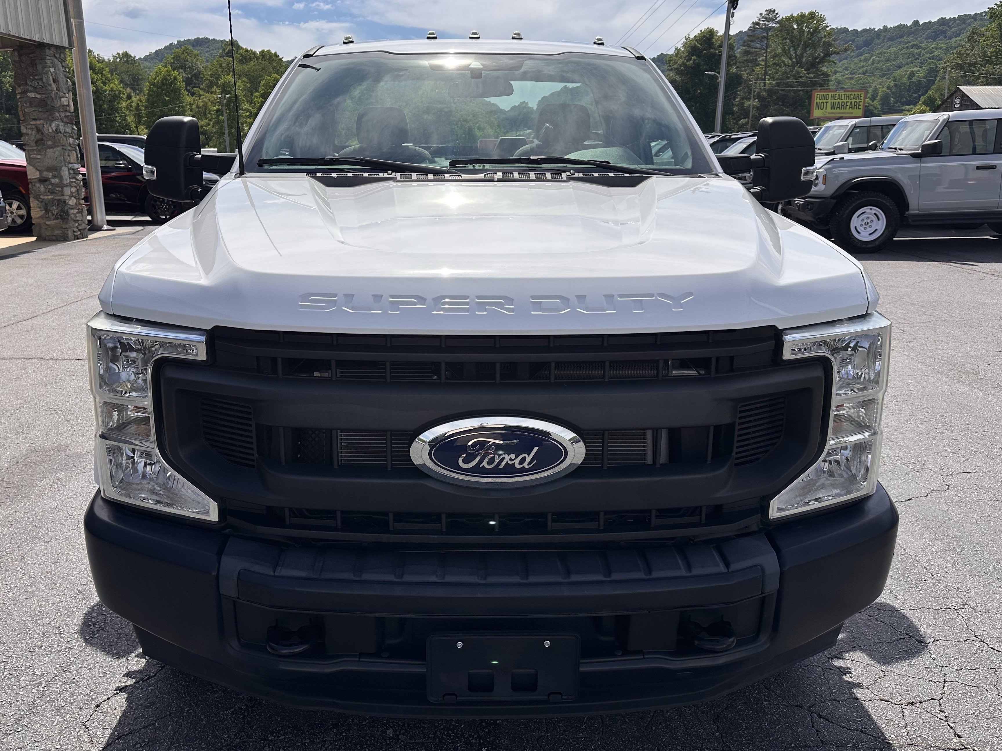 Used 2022 Oxford White Ford XL 9ft Utility Body W/TommyLift image 3