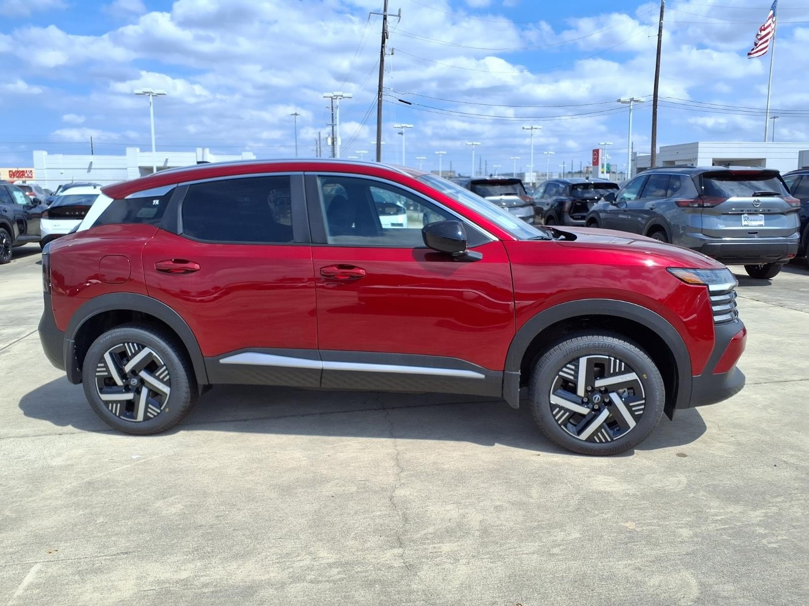 2026 Nissan Kicks SV Red at Robbins Nissan