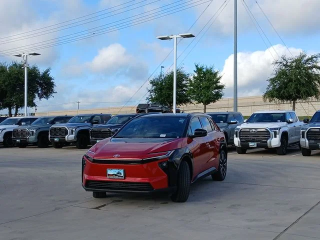New 2026 Supersonic Red with Midnight Black Metallic roof Toyota Limited image 8