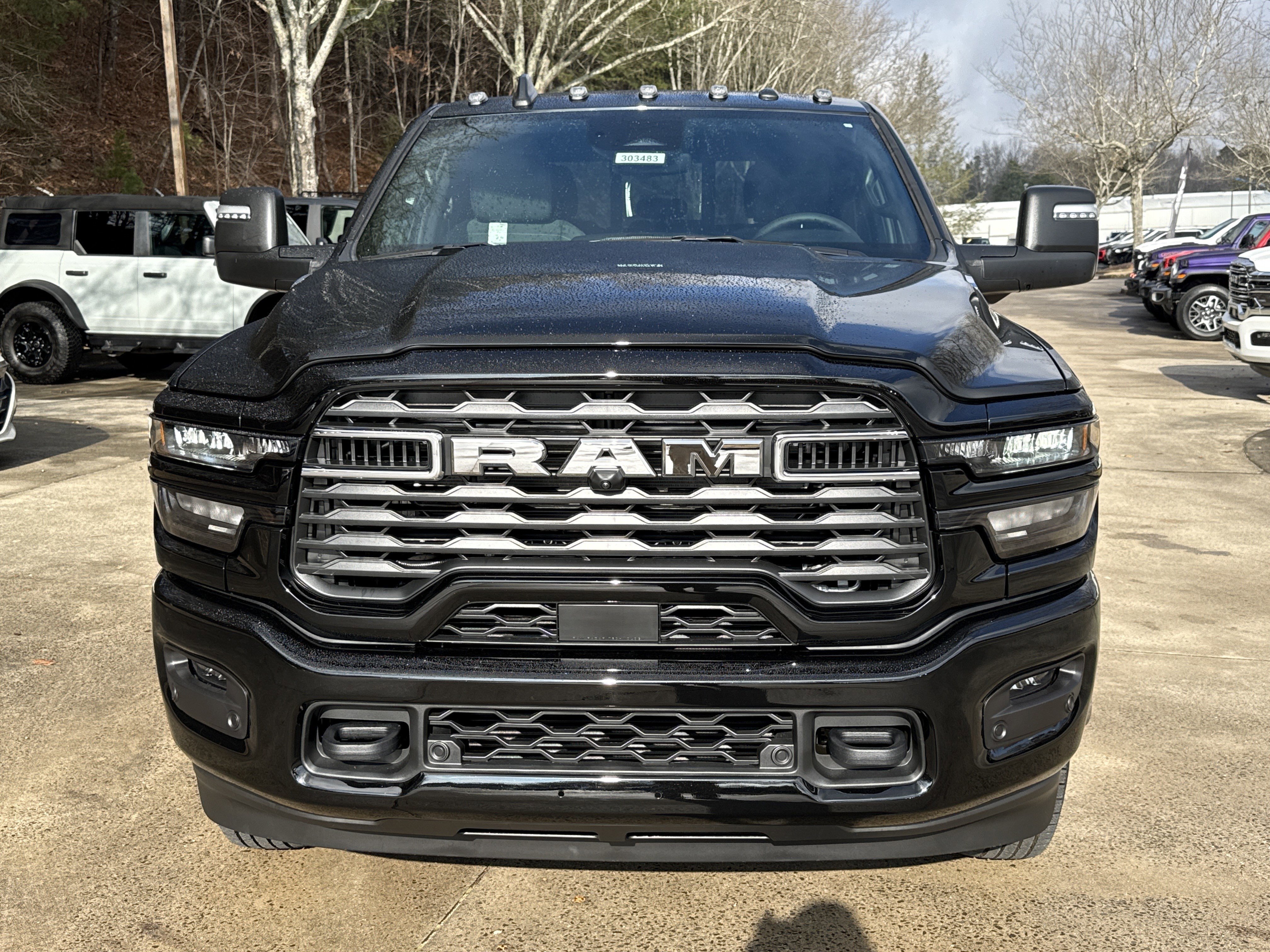New 2026 Diamond Black Crystal Pearlcoat RAM Big Horn image 2